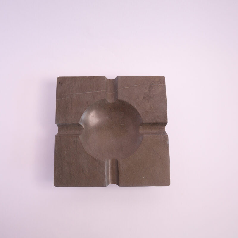 Carré - Four-Person Limestone Ashtray
